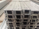 مصالح ساختمانی میله گالوانیزه داغ 1.5 میلی متری Astm A36 فولاد سازه ای استاندارد U Channel