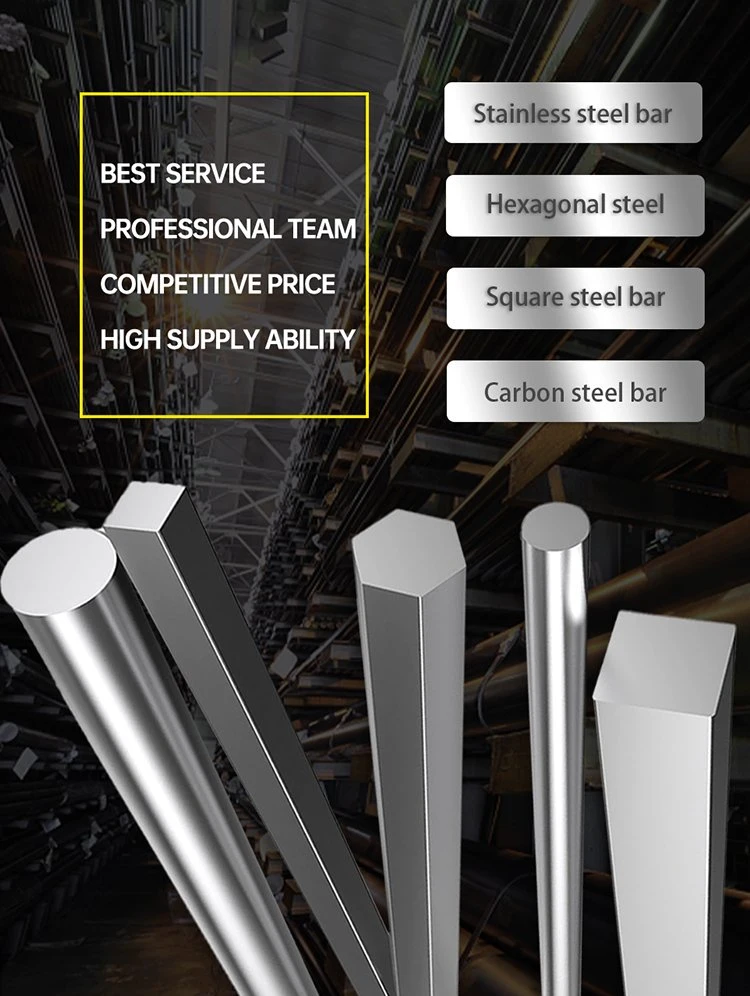 Round Bar Stainless Steel Round Square Hex Flat Steel SS316L Bar Price Per Kg SUS 304 Jia Hot Rolled Cold Rolled 300 Series JIS