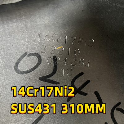 شفت میله گرد فولاد ضد زنگ نرم آنیل شده نورد گرم SS SUS431 310mm