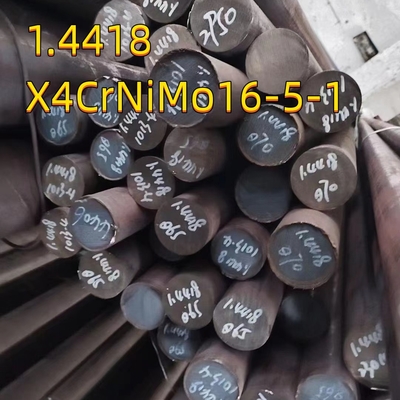EN 1.4418 DIN X4CrNiMo16-5-1 165M قطب گرد فولاد ضد زنگ 40MM