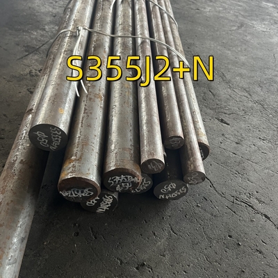 EN 10028 S355J2 میله گرد Dia 50*6000MM DIN 1.0577 (S355J2+N) ST52-3 میله فلز آلیاژ