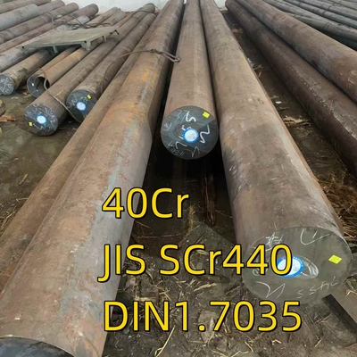 میله گرد گرم 40cr JIS SCr440 DIN 1.7035 ساختار آلیاژ فولادی