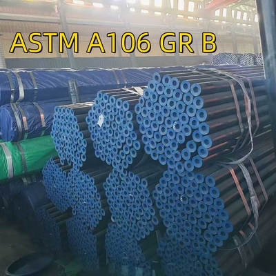 لوله بی درهم در 24 "Sch-Std PE در ASTM A106 Gr B لوله فولادی SMLS کربن برای خدمات دمای بالا