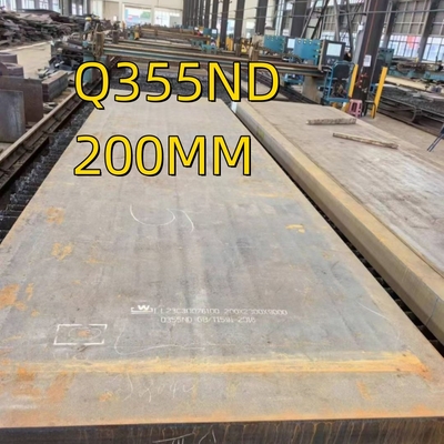ورق فولاد ساختاری کربن S355J2 +N ورق فولاد کربن داغ Q355ND 200MM