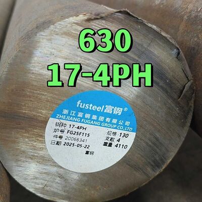 EN 1.4548 AISI630 17-4 PH SUS630 استند گرد از فولاد ضد زنگ حالت H1150 سختی 28HRC (حداقل)