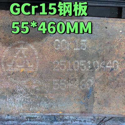 صفحه فلزی با کربن بالا در موجودی Gcr15 1.3505/Suj2 /52100 EN31/535A99 صفحه فولاد حامل 55*460mm
