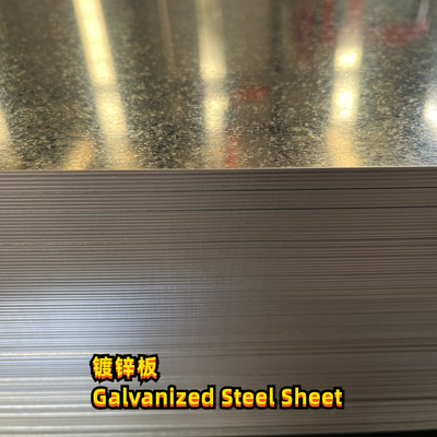 مواد DX51D-Z275 ASTM A653 G90 ورق فولاد گالوانیزه 3.0x1250*2500MM صفر Spangle