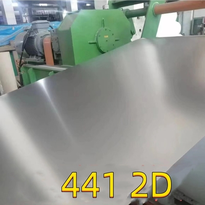 Aisi 441 1.4509 0.8 mm ورق فولاد ضد زنگ 2D سطح 1220*2440mm برای صنعت خودرو