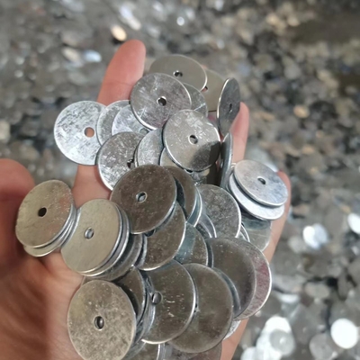 DIN125 DIN 9021 ماشین لباسشویی گالوانیزه از فولاد کربن