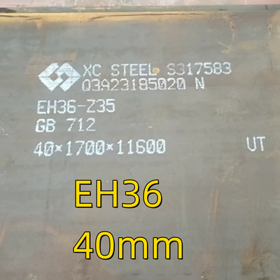 EH36 صفحه های فولادی مستطیل کشش بالاتر کشتی سازی LR ABS 30mm 70mm صفحه دایره ای