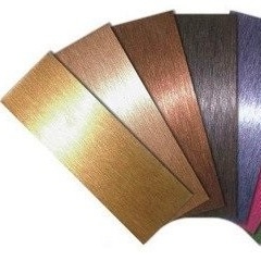 گلاب طلایی 0.5*1220x2440mm فولاد ضد زنگ صفحه آینه صاف برای تزئین سقف