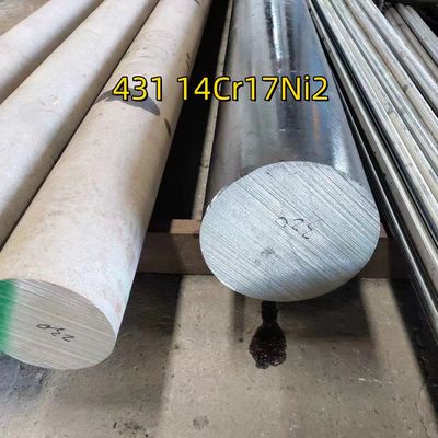 SUS431 Hot Rolled Rod Stainless Steel Round Bar Grade 14cr17ni2 Aisi 431 DIN1.4057 75mm چوبی سیاه