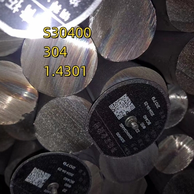 میله های گرد از فولاد ضد زنگ AISI304 1.4301 مواد قطر=165 (یا 170mm) و طول=3000mm
