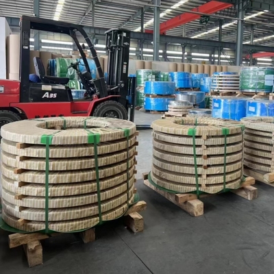 نوار فولاد ضد زنگ SUS316Ti/ SS 31668 DIN1.4571 با Ba/2B 8K/Hl سطح 0.5*100mm