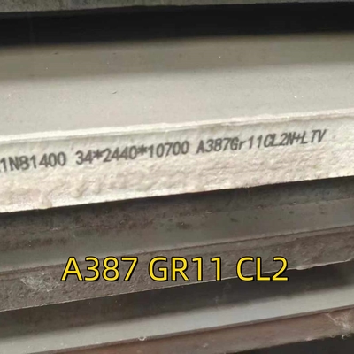 CS صفحه های فولادی آلیاژ 2000 × 12000 6 میلی متر ASME SA387 Gr.22 CL2 صفحه های فولادی آلیاژ