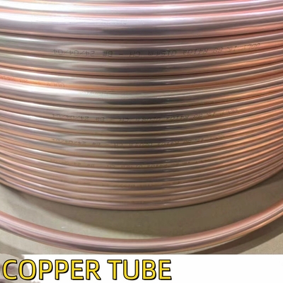 لوله مس خالص 99.9% JIS H3300 OD 1 1/4 ′′ x thk. 2 mm x L 3500 mm لوله مس قرمز 9.5 * 1.5