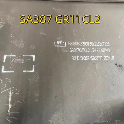 ASTM SA/A387 GR11 CL2 ورق فولادی آلیاژ 6000 x 2000 x 10 mm ورق فولادی ظرف فشار دیگ