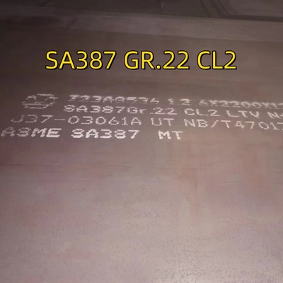SA387 Gr22 Cl2 صفحه فولادی آلیاژ داغ EN 10028 13CrMoSi5-5 صفحه فولادی ظرف فشار