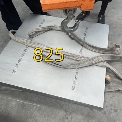 اندازه صفحه: 4 × 8 × 10 میلی متر ضخامت مواد درجه Inconel 825 آلیاژ فولاد صفحه