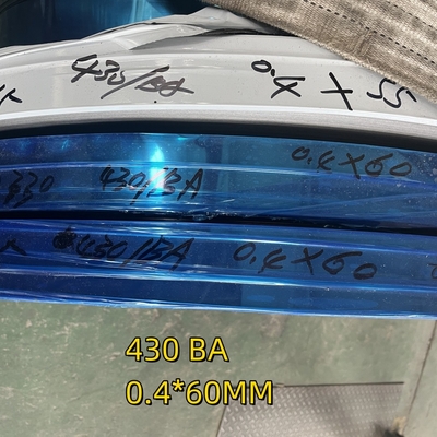 نوار نطفه ضد زنگ SS 430 با پوشش Ba و PVC با فشار بالا SUS430 نوار