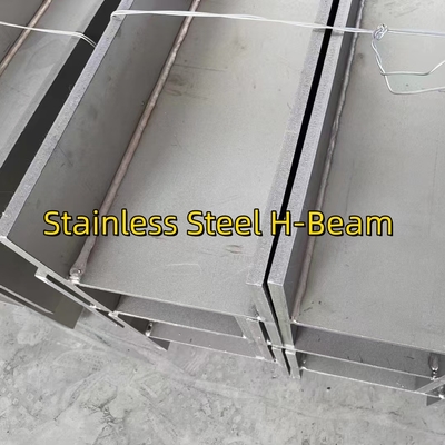 I پروفیل بیام 100x100x6x8mm 304 فولاد ضد زنگ H بیام ساختار جوش برای مواد ساختمانی