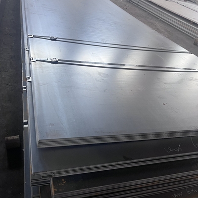 نوع صفحه ی نردبان گرم: 09CrCuSb ND استاندارد صفحه ی فولادی فولادی: EN10025-2 اندازه: 8MM x 1500MM x 6000MM