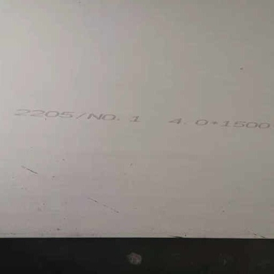 S32205 دوپلیکس4mm ضخامت 1500*6000mm فولاد دوپلیکس 2205 صفحات فولاد ضد زنگ