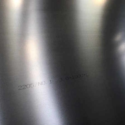 S32205 دوپلیکس4mm ضخامت 1500*6000mm فولاد دوپلیکس 2205 صفحات فولاد ضد زنگ