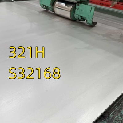 32168 321H صفحه فولاد ضد زنگ ASME SA240 12*1500*6000MM
