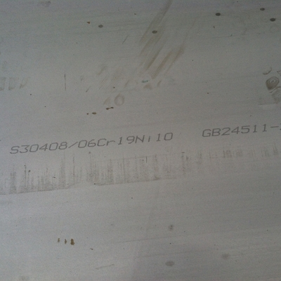 ASTM A240 TP304 S30408 1.4301 صفحات فولاد ضد زنگ NO.1 سطح 1500x3000mm اندازه