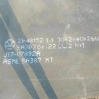 SA387 Gr.11 CL.2 LTV N + T صفحه فولادی ASME SA387 صفحه دیگ گرم ASME SA387