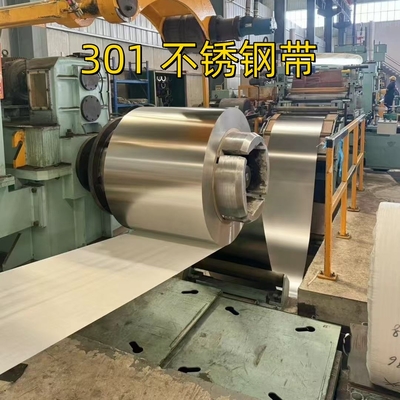 JIS G4313-2011 ASTM A666 استاندارد SUS301 CSP 3/4H سختی کامل H سیم پیچ فولاد ضد زنگ 1.0*80mm