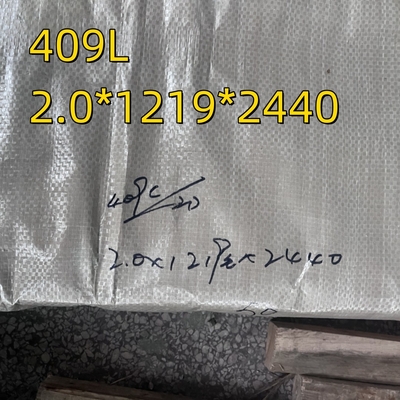 درجه 409L 1.4510 ورق فولادی ضد زنگ به صورت سرد 0.5-3mm 2B 2D SUH409L