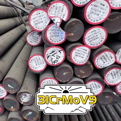 آلیاژ قطب دایره ای 55-400 میلی متر مات DIN 1.8519 31CrMoV9 3-6 متر فولاد قالب ابزار