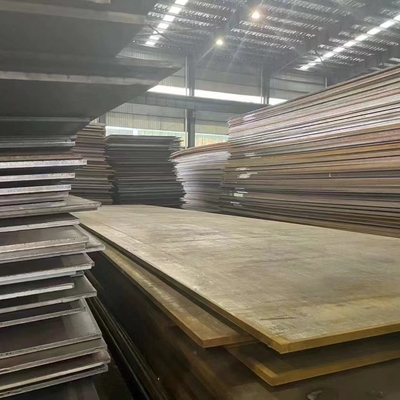 Astm A283 درجه C فولاد کربن گرم رول شده ورق فلز سطح صاف 8.0 * 2000 * 6000mm با Mtc En 10204 نوع 3.1
