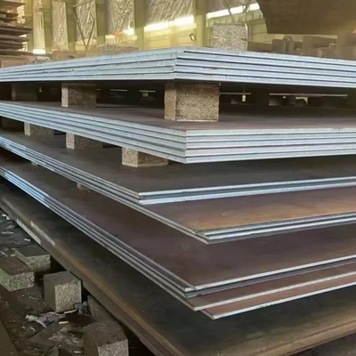 Astm A283 درجه C فولاد کربن گرم رول شده ورق فلز سطح صاف 8.0 * 2000 * 6000mm با Mtc En 10204 نوع 3.1