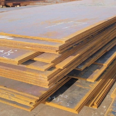 SS400 صفحه فولادی فرآوری شده گرم/ صفحه فولادی کربن A36 Q235B با عرض 1500 - 2500mm