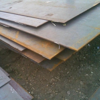 SS400 صفحه فولادی فرآوری شده گرم/ صفحه فولادی کربن A36 Q235B با عرض 1500 - 2500mm