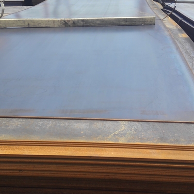 Q235 A36 صفحه فولادی داغ EN10028 S235JR MS صفحه فولادی کربن 6.0*1500*6000MM