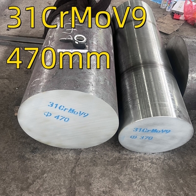 استیل نایتریتی استیل گرد D 470 mm ماده 1.8519 31crmov9 Qt استیل جعل شده