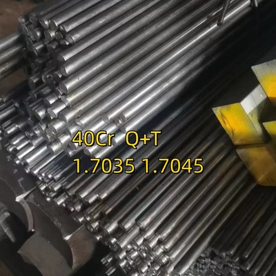 SAE5140 مشخصات میله دور فولاد Φ18.3x2500mm فولاد آلیاژ سرد کشیده شده 1.7035/1.7045 HRC 28-32