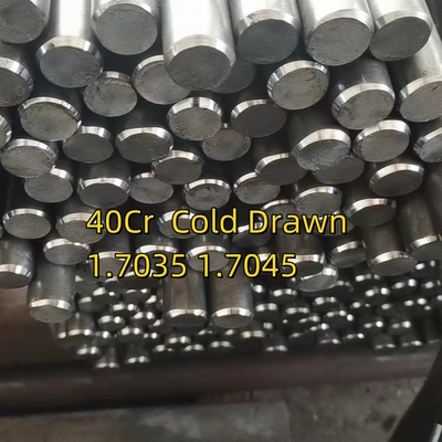 40Cr 1.7035 Q+T 25mm Dia 2500mm طول میله دور کشیده شده سرد سطح روشن H9 تحمل HRC 28-32