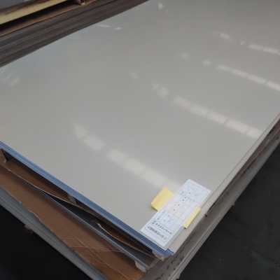 SS316L 2b ورق فولاد ضد زنگ ASTM AISI 316L 1.5*2000*6000mm Matt Finished With PVC Film