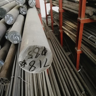 GH4169 UNS N07718 Inconel 718 آلیاژ درجه حرارت بالا میله گرد سیاه و سفید روشن