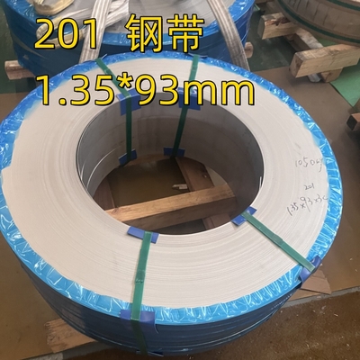 رشته های فولاد ضد زنگ درجه 201 1٪ نیکل سرد 10-1250mm عرض فولاد ضد زنگ