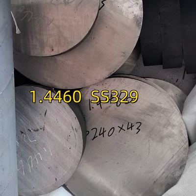 AISI 329 1.446 / S32900 استیل ضد زنگ میله گرد سختی 275     325 HB خشن به OD 108 ماشین آلات