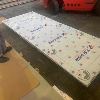 ورق استیل ضد زنگ SUS304 آینه ای 8K با روکش 0.4 - 3.0 میلی متر با فیلم لیزری برای برش لیزری