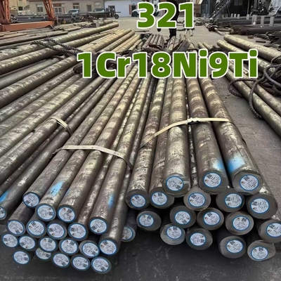 ASTM A276 SS 321 چوب گرد فولاد ضد زنگ 110mm OD مقاوم در برابر گرما