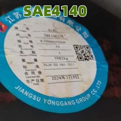 میله گرد فلز آلیاژ SAE4140 گرم رولد OD 200-600mm SCM440 میله جامد جعل شده