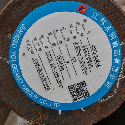 دور فولاد آلیاژی SAE4340 GB 40CrNiMoA En 10250-3